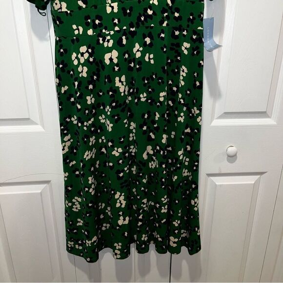 NWT LONDON TIMES Plus Size Elbow Sleeve Midi Dress women’s size 16 - Picture 7 of 9